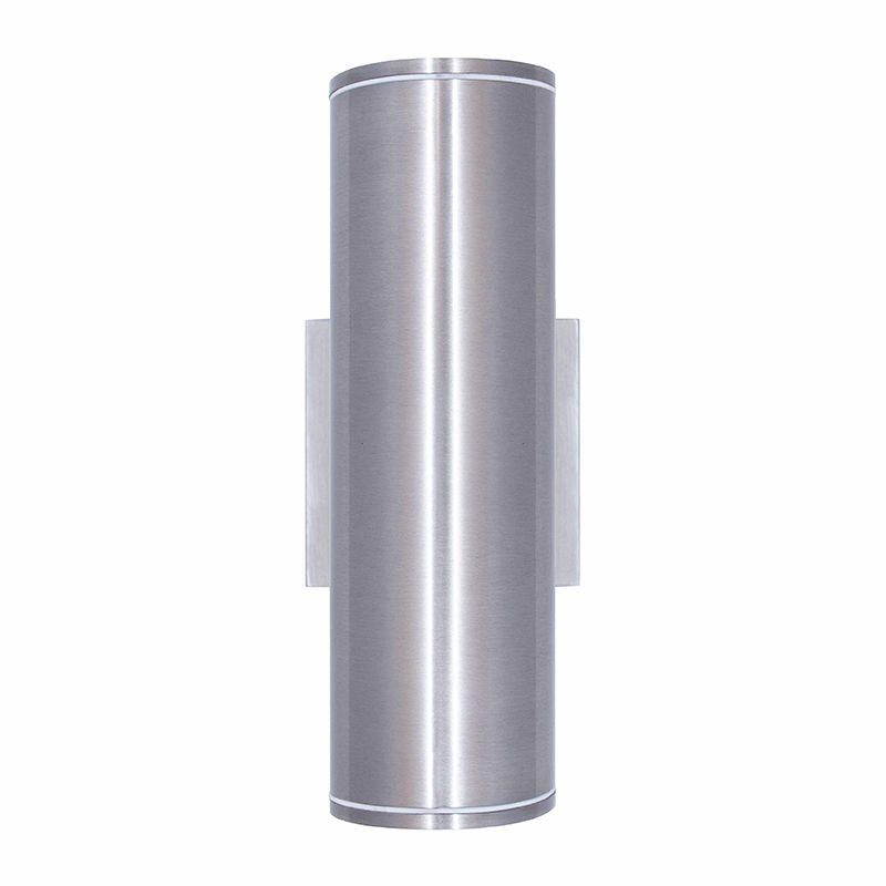 Westgate 3In Wall Cyl. U/D 2X9W 30K/40K/50K Dim. - Brushed Nickel, Outdoor Lighting, 18W, 1300 Lumens, 3000K/4000K/5000K, Bn Finish, TRIAC Dimming - Cheap-Us