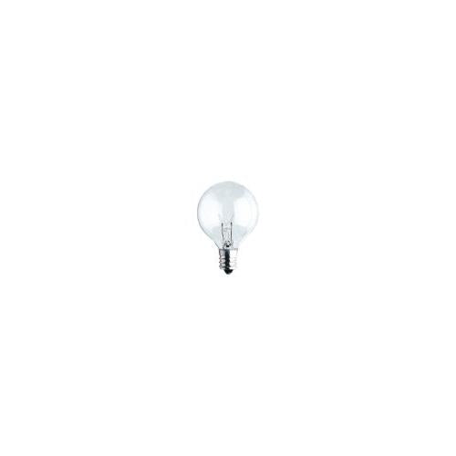 Bulbrite KR15G16CL-10PK 15 Watt Krypton Krystal Touch G16.5 Globe, Candelabra Base, Clear, 10-Pack - Cheap-Us