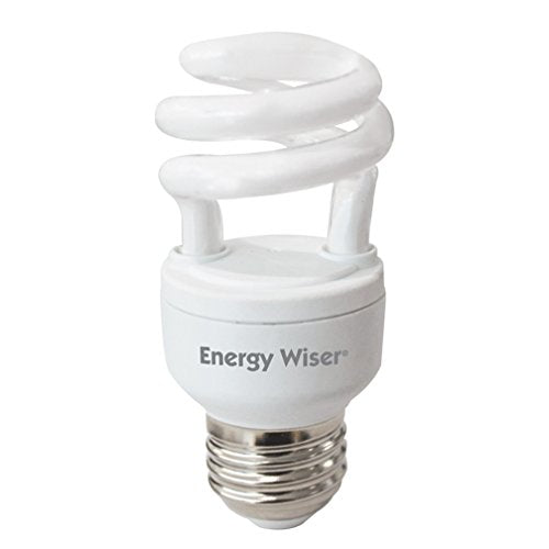 Bulbrite CF5WW/LM 5 Watt Low Mercury Compact Fluorescent T2 Coil, Medium Base, Warm White, 25 Watt Equivalent - Cheap-Us