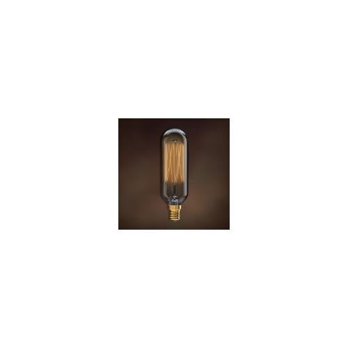 Bulbrite NOS40T8 40 Watt Incandescent T8 Thread Filament Bulb, Candelabra (E12) Base, Antique Finish - Cheap-Us