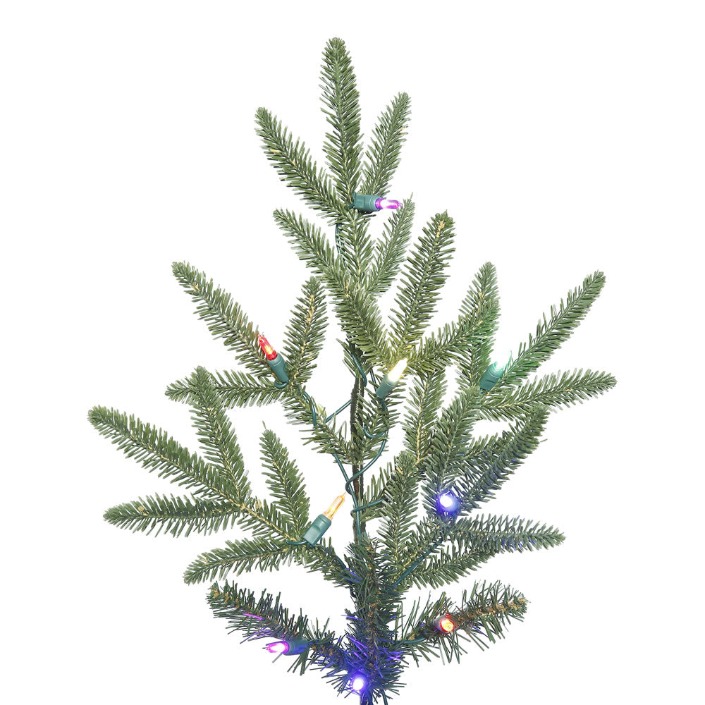 Vickerman 4.5' Deluxe Fraser Fir Artificial Christmas Tree with 300 Multi-Colored LED Lights - Cheap-Us