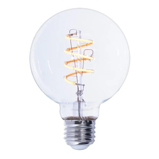 BULBRITE LED G25 MEDIUM SCREW (E26) 4W DIMMABLE FILAMENT LIGHT BULB 2200K/AMBER 40W INCANDESCENT EQUIVALENT 2PK (776512) - Cheap-Us