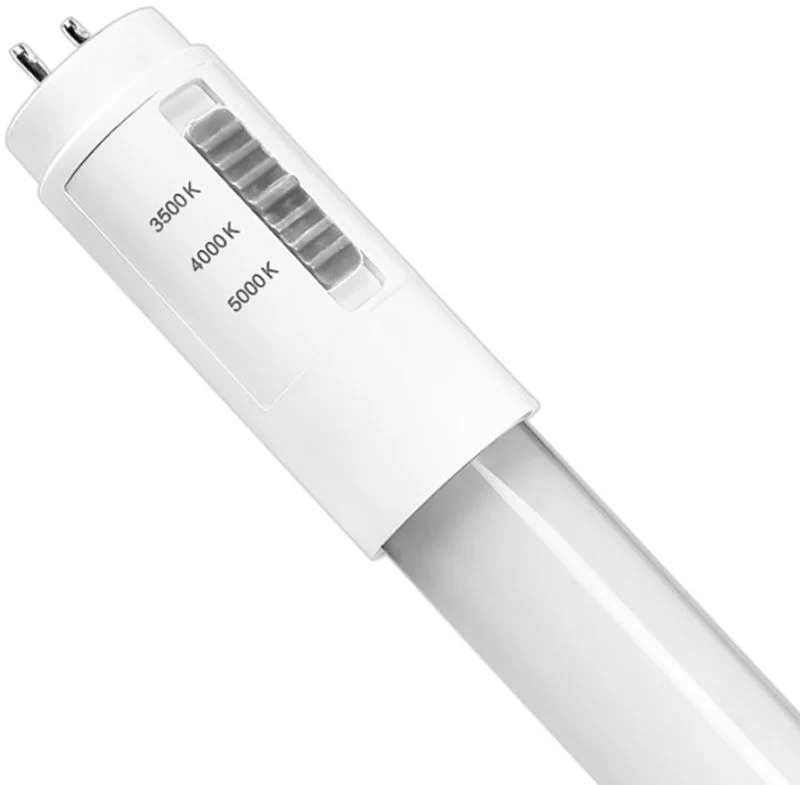Westgate T8 Tube Glass, Universal A+B, 4Ft,  Frosted  Fi Lumens, 15W, 130 Lumens/W, 35K-4K-5K Color Adjustable, Commercial Indoor Lighting, 15W, 1875 Lumens, 35K/40K/50K, Frosted Finish, 0~10V Dimmable - Cheap-Us