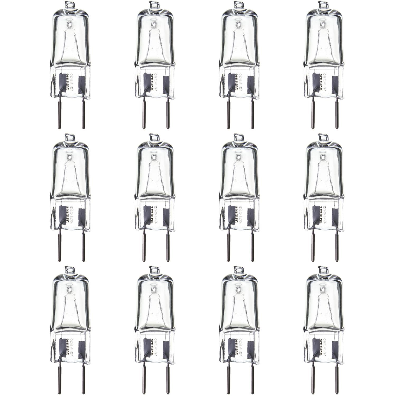 Sunlite 35 Watt, Single Ended T3.5, GY8 Bi-Pin Base, Clear, Halogen - Cheap-Us