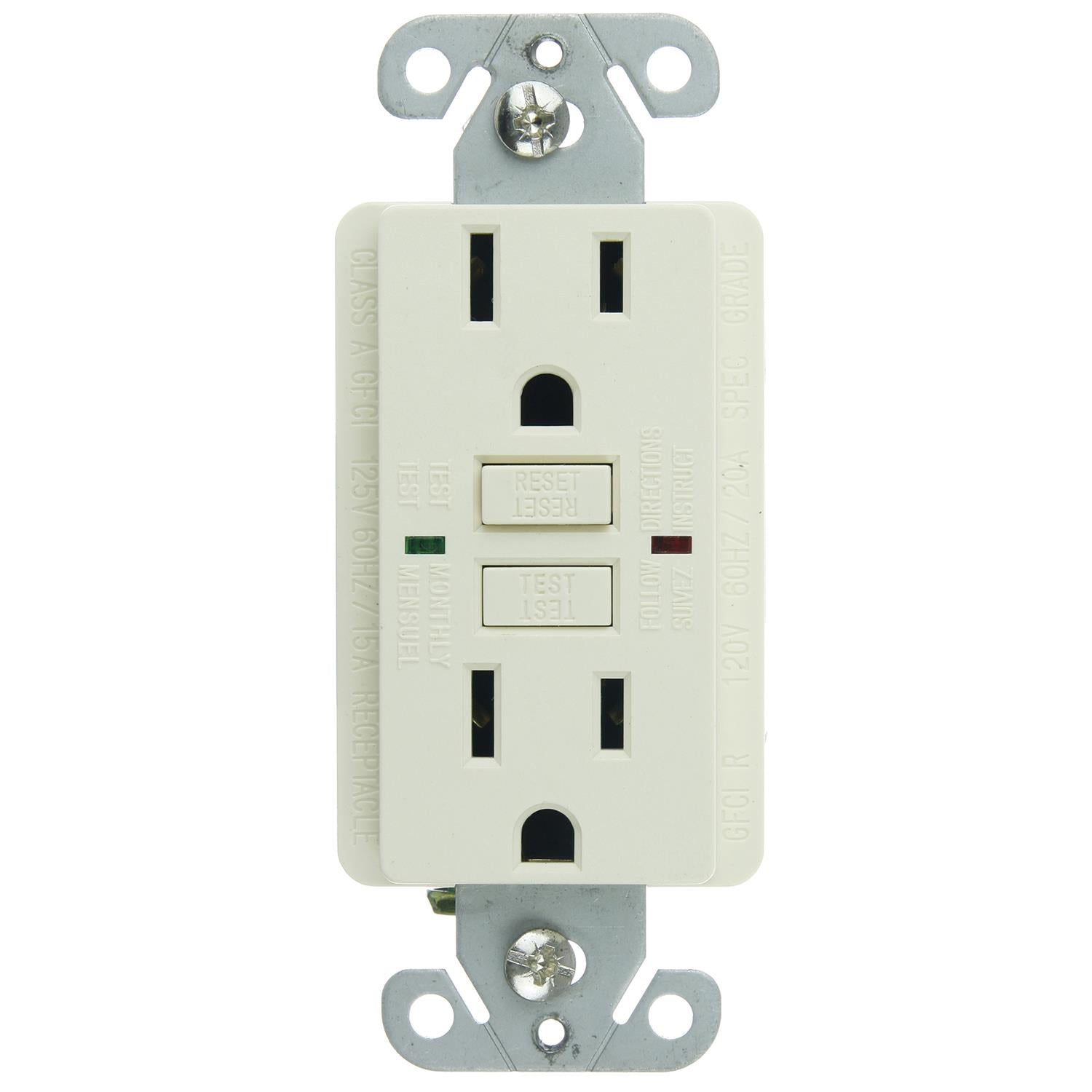 GROUND FAULT INTERUPT WITH RED & GREEN LED - Cheap-Us