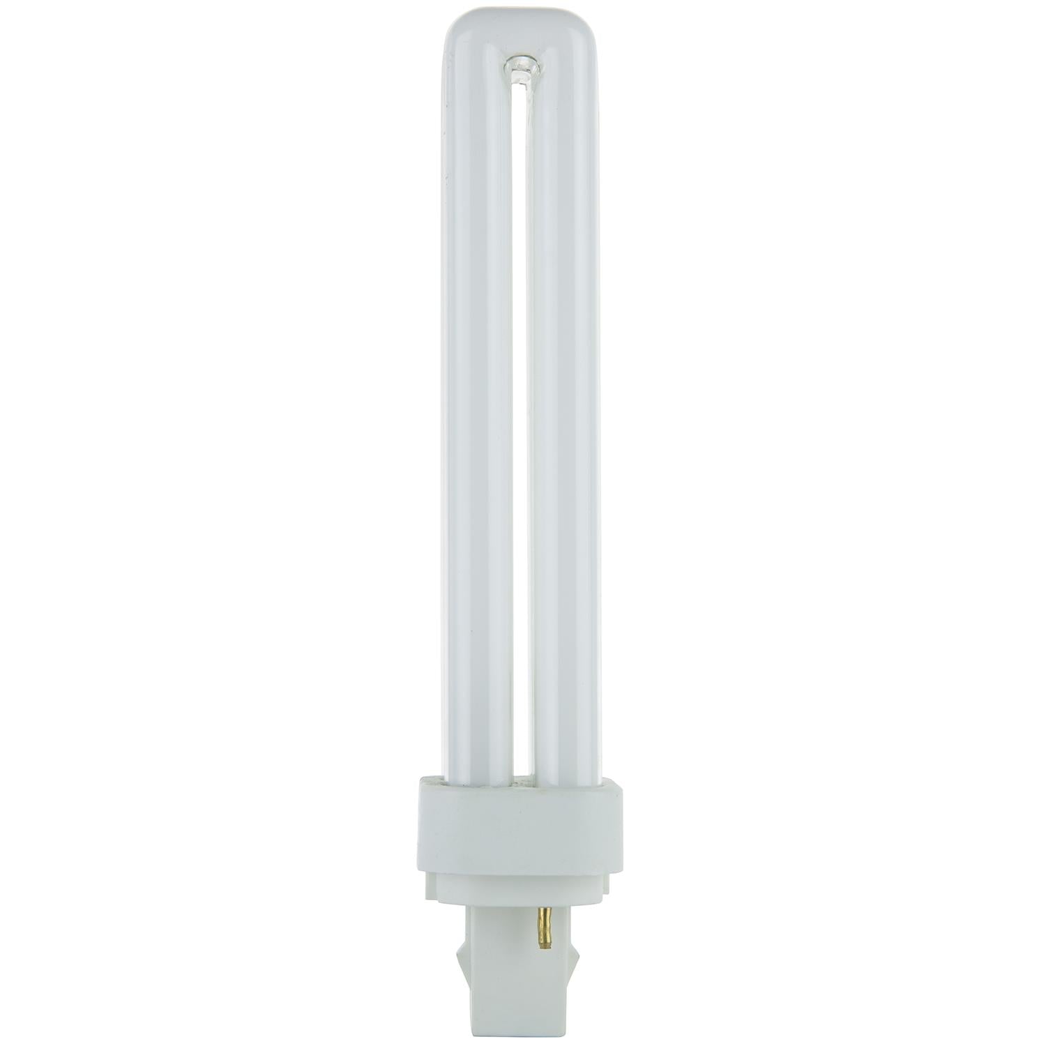 Sunlite 26 Watt PLD 2-Pin Double U-Shaped Twin Tube, G24D-3 Base, Soft White - Cheap-Us