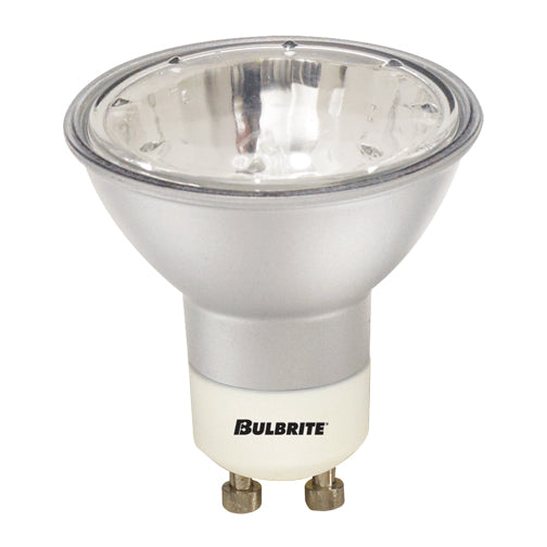 Bulbrite EXN/GU10/SLV 50 Watt Dimmable Halogen MR16 Bulb, Twist and Lock GU10 Base, Silver - Cheap-Us