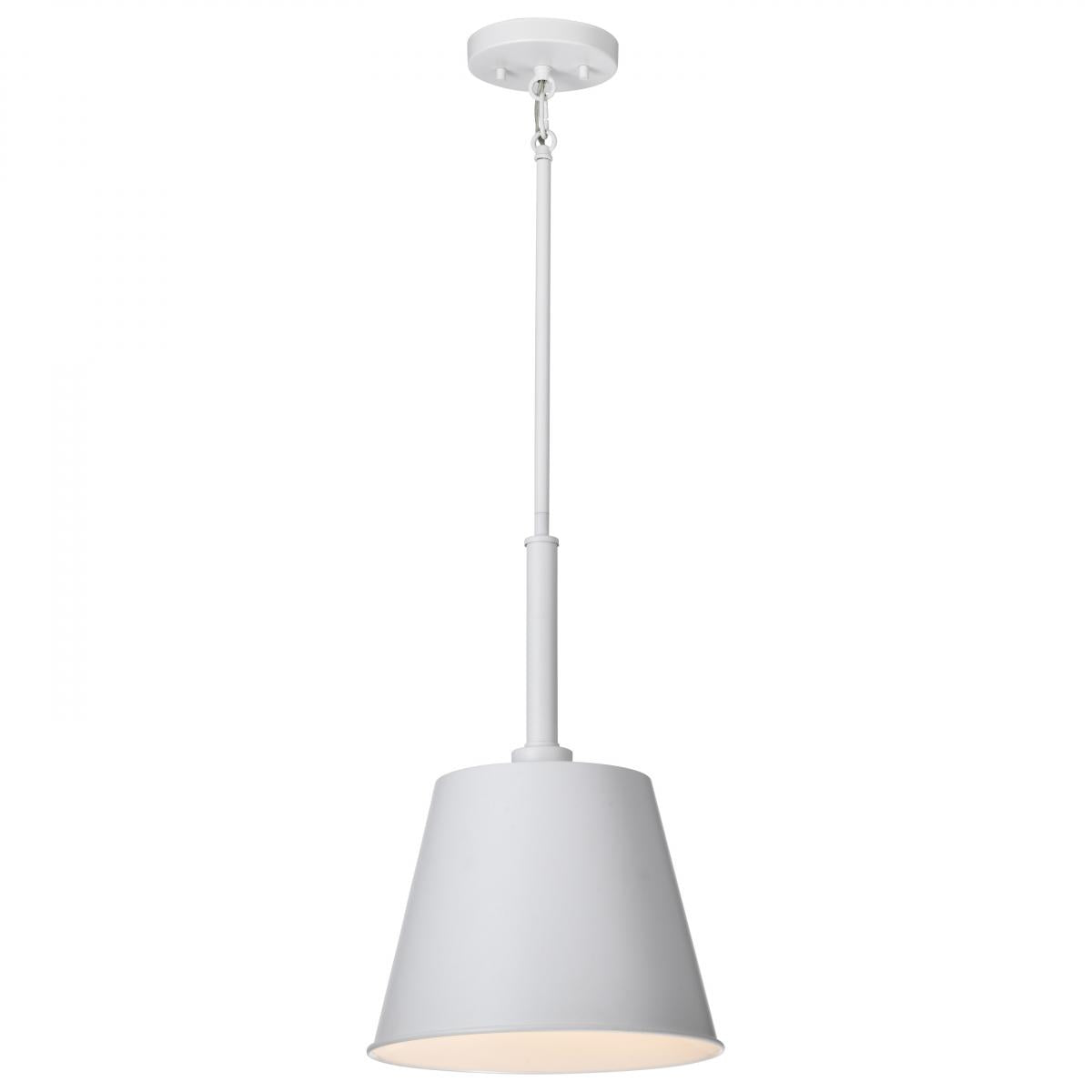 60-7949 ALEXIS 1LT SM PENDANT Alexis 1 Light Small Pendant; Matte White Finish - Cheap-Us