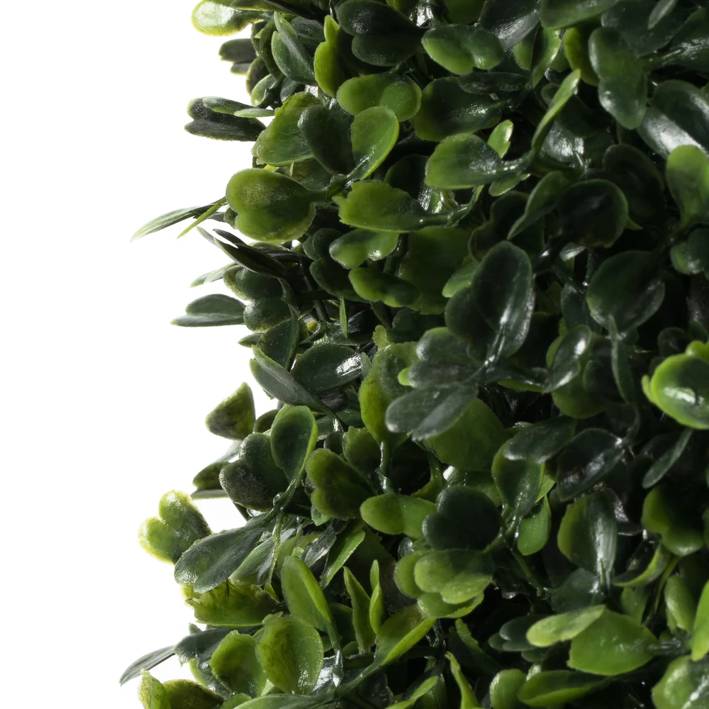 Vickerman 4' Potted Artificial Boxwood Cone. - Cheap-Us