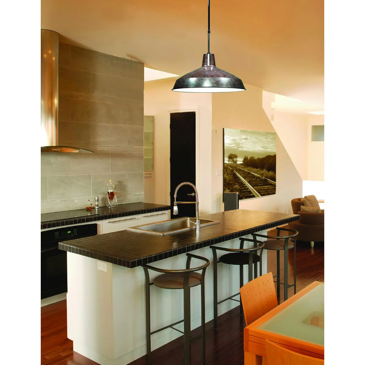 SF76-662 1 LT WAREHOUSE SHADE PENDANT 1 Light - 16