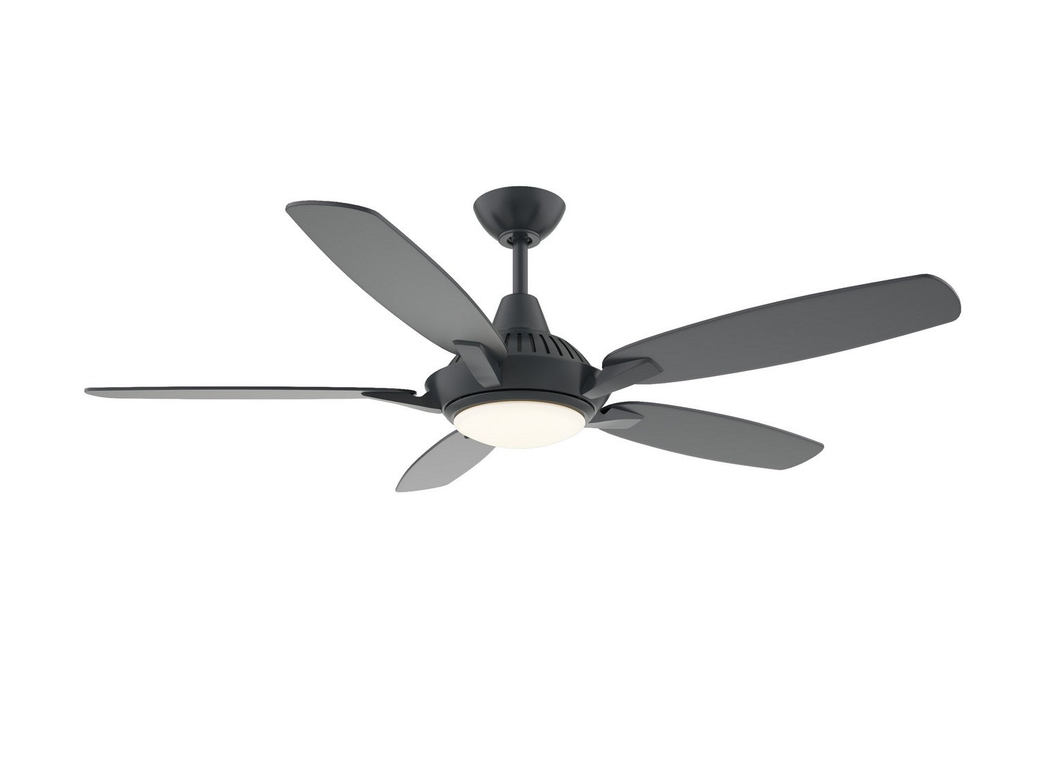 Wind River Fans Solero Matte Black 52 Inch Ceiling Fan, 17Watts, 120V, CCT Adjustable - Cheap-Us