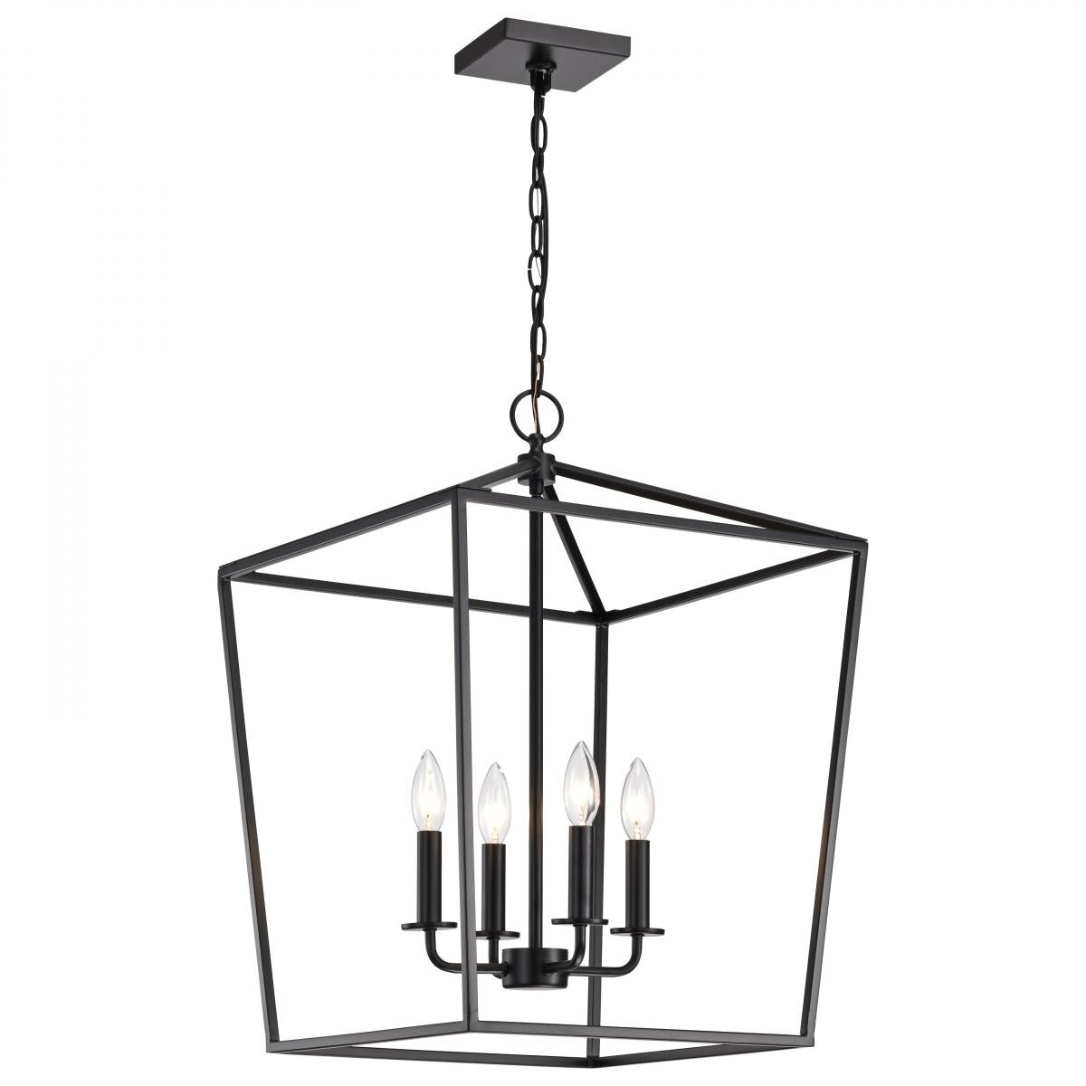 60-7951 EMMA 4LT SM PENDANT Emma 4 Light Small Pendant; Dark Bronze Finish - Cheap-Us