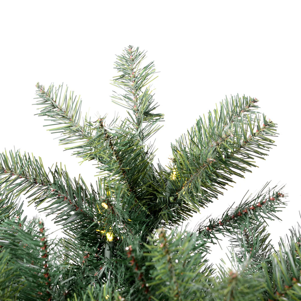 Vickerman 5.5' Salem Pencil Pine Artificial Christmas Tree Warm White LED Dura-lit Lights - Cheap-Us