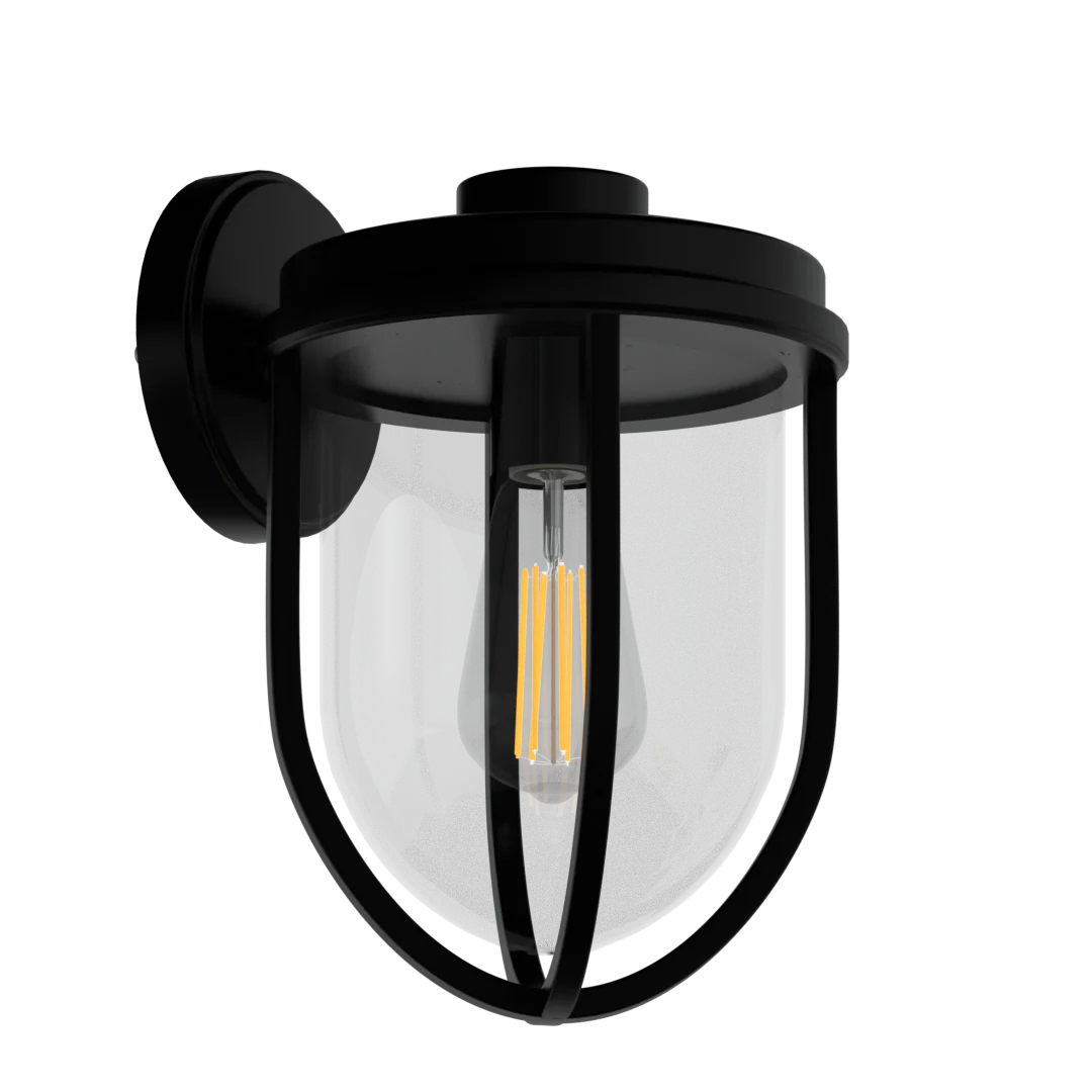 Uccella One Light Outdoor Wall Sconce With A Clear Glass - Cheap-Us