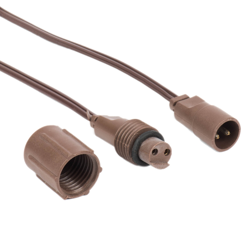 Vickerman 6' Coaxial Extension Cord for X6B6601PBG 50Lt Coaxal LED Set 6/Bag. Brown Wire. - Cheap-Us