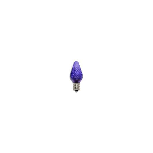 Bulbrite LED/C7PU-25PK 0.35 Watt LED C7 Christmas Light Replacement Bulbs, Candelabra, Purple, 25-Pack - Cheap-Us
