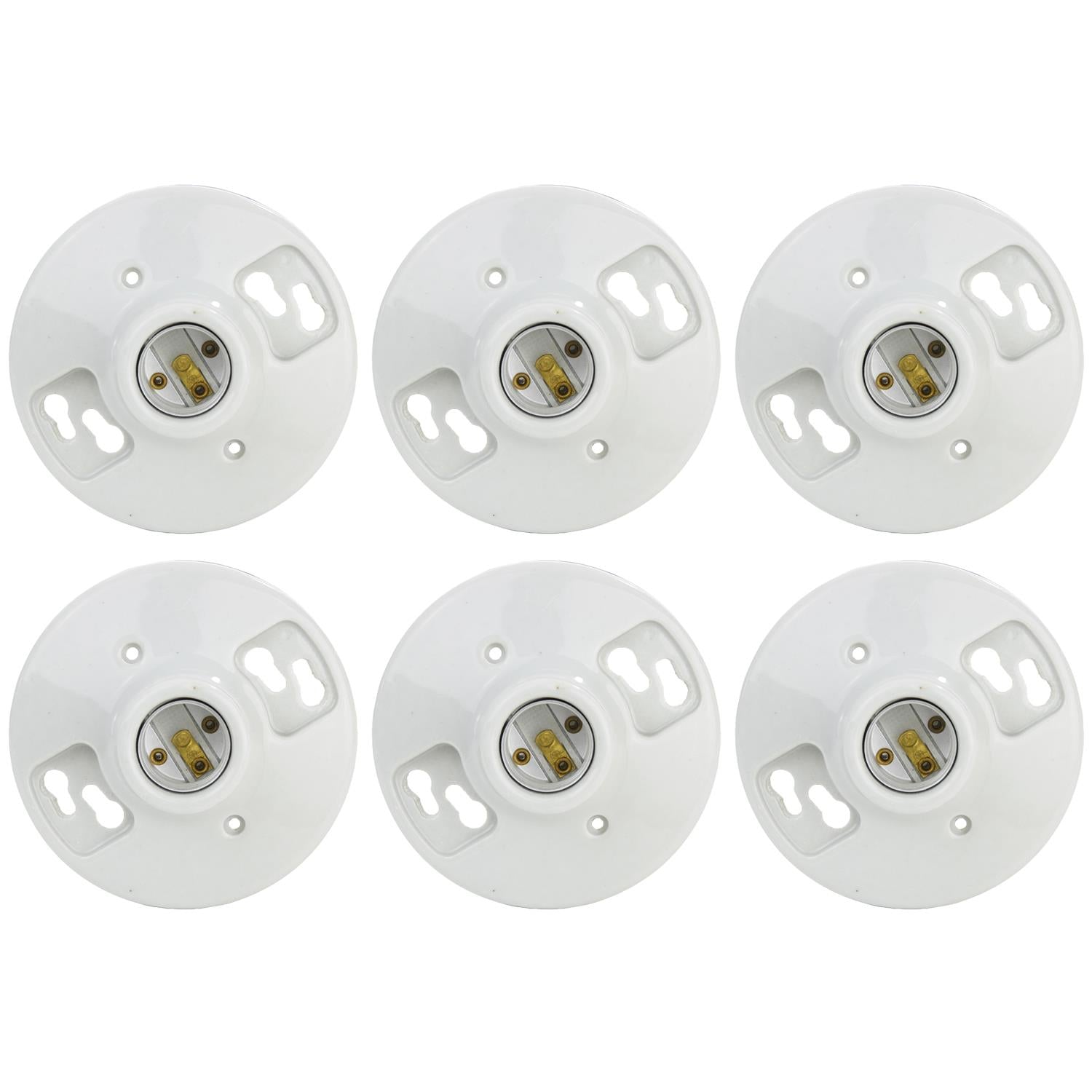 Sunlite E197 PORCELAIN LAMP HOLDER WITH WIRE LEADS - Cheap-Us