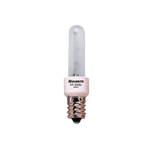 Bulbrite KX20FR/E12 20 Watt KX-2000 Dimmable Krypton/Xenon T3 Capsule Bulb, Candelabra Base, Frost - Cheap-Us