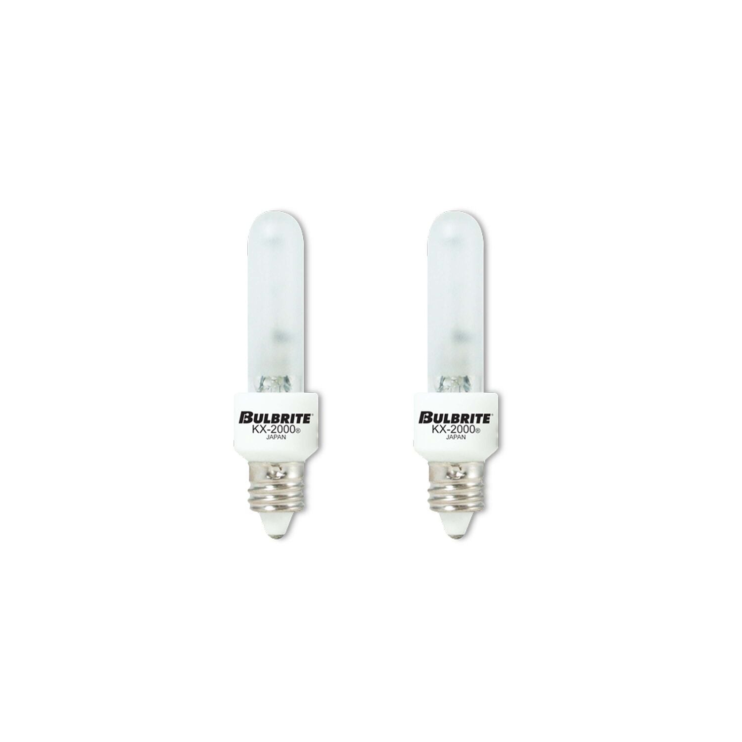 BULBRITE KRYPTON/XENON T3 MINI-CANDELABRA SCREW (E11) 40W DIMMABLE LIGHT BULB 2700K/WARM WHITE 2PK (473141) - Cheap-Us