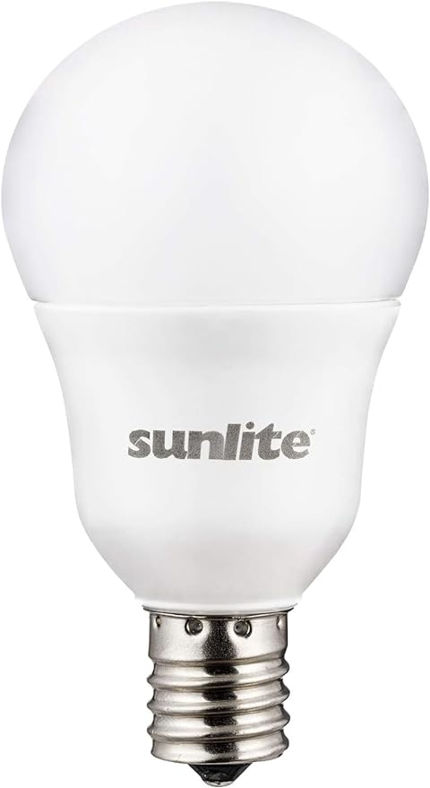 Sunlite LED A15 Light Bulb, 6 Watts (40W Equivalent), Intermediate Base (E17), 480 Lumens, Dimmable, Frosted Finish, ETL Listed, for Ceiling Fan Use, 6 Count, 4000K Cool White - Cheap-Us