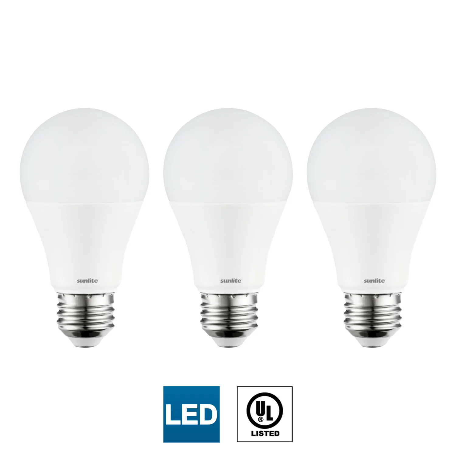 Sunlite 80848-SU LED A19 Super Bright Light Bulb, Non-Dimmable, 14 Watt (100 Watt Equivalent), 1500 Lumens, Medium (E26) Base, UL Listed, 30K - Warm White 1 Pack - Cheap-Us