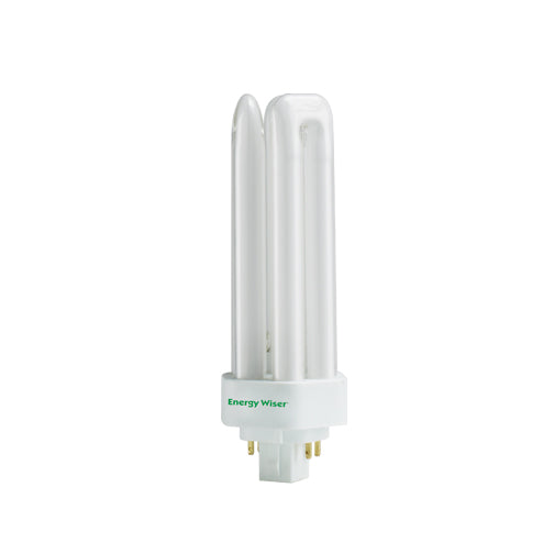 Bulbrite CF32T841/E 32 Watt Dimmable Compact Fluorescent T4 Triple Tube, 4-Pin GX24Q-3 Base, Cool White - Cheap-Us