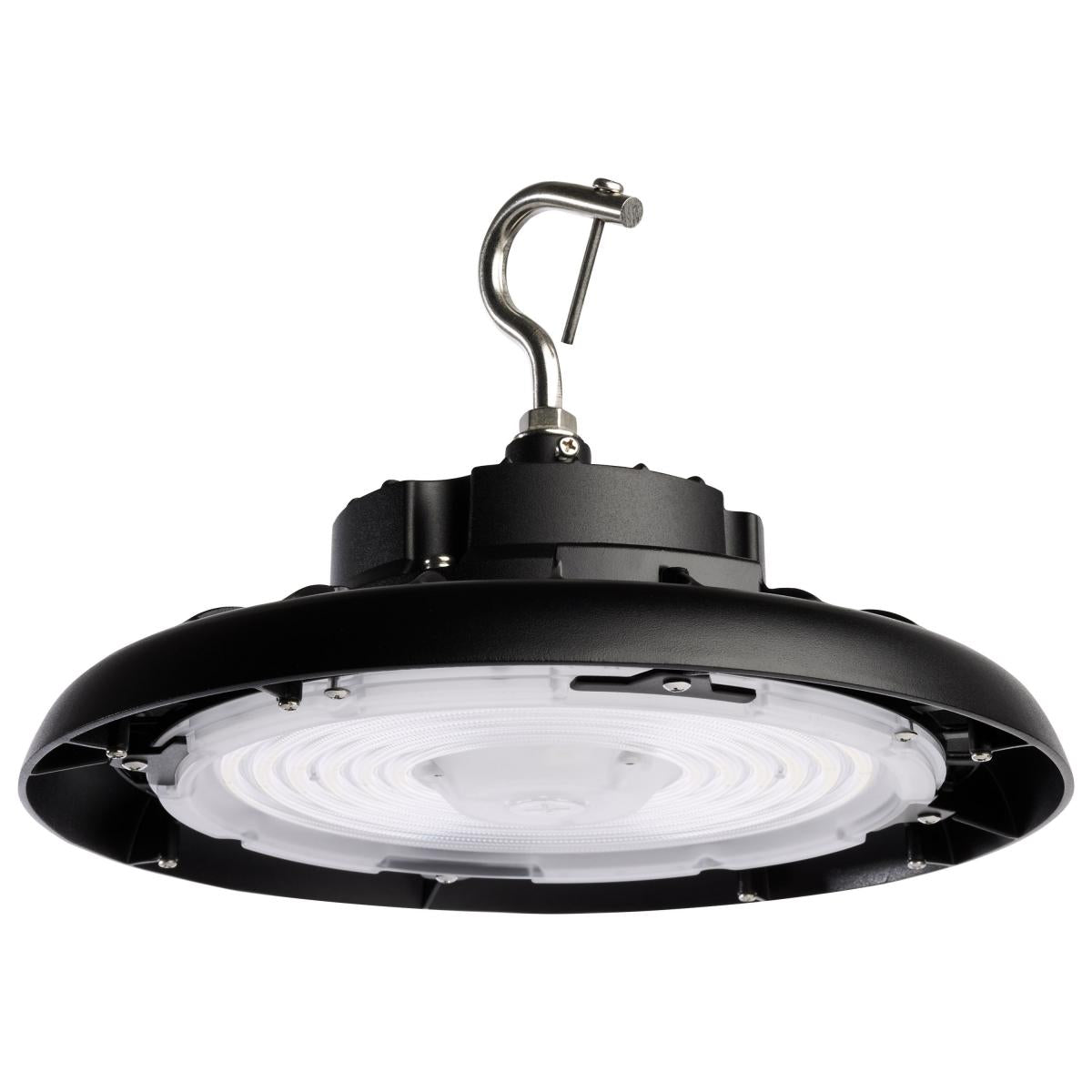 Satco Nuvo LED UFO High Bay Wattage Selectable, CCT Selectable 3K/4K/5K, 120-277Volts, Black Finish - Cheap-Us