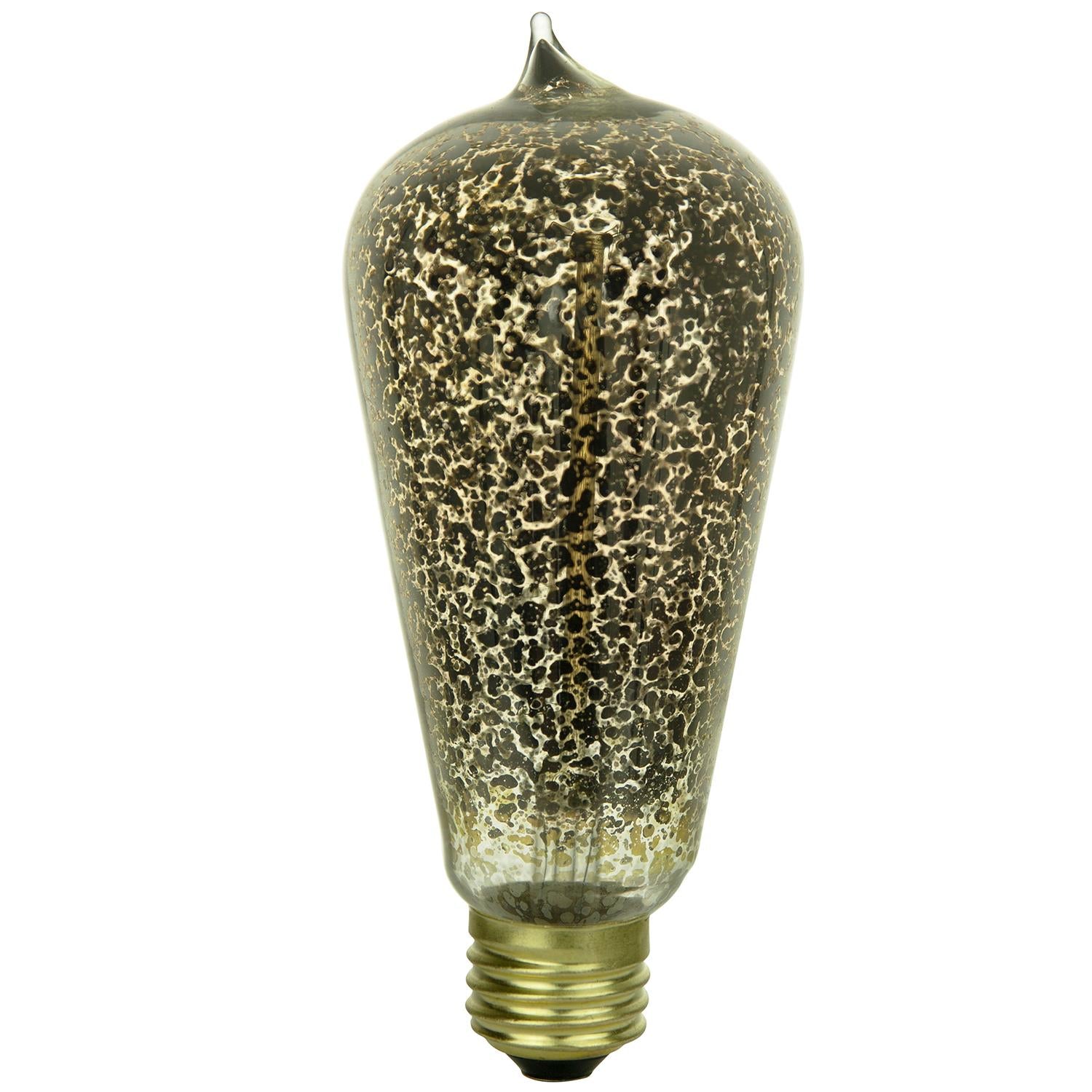 Sunlite 40 Watt Antique Edison S19, Medium Base, Golden Fleck - Cheap-Us
