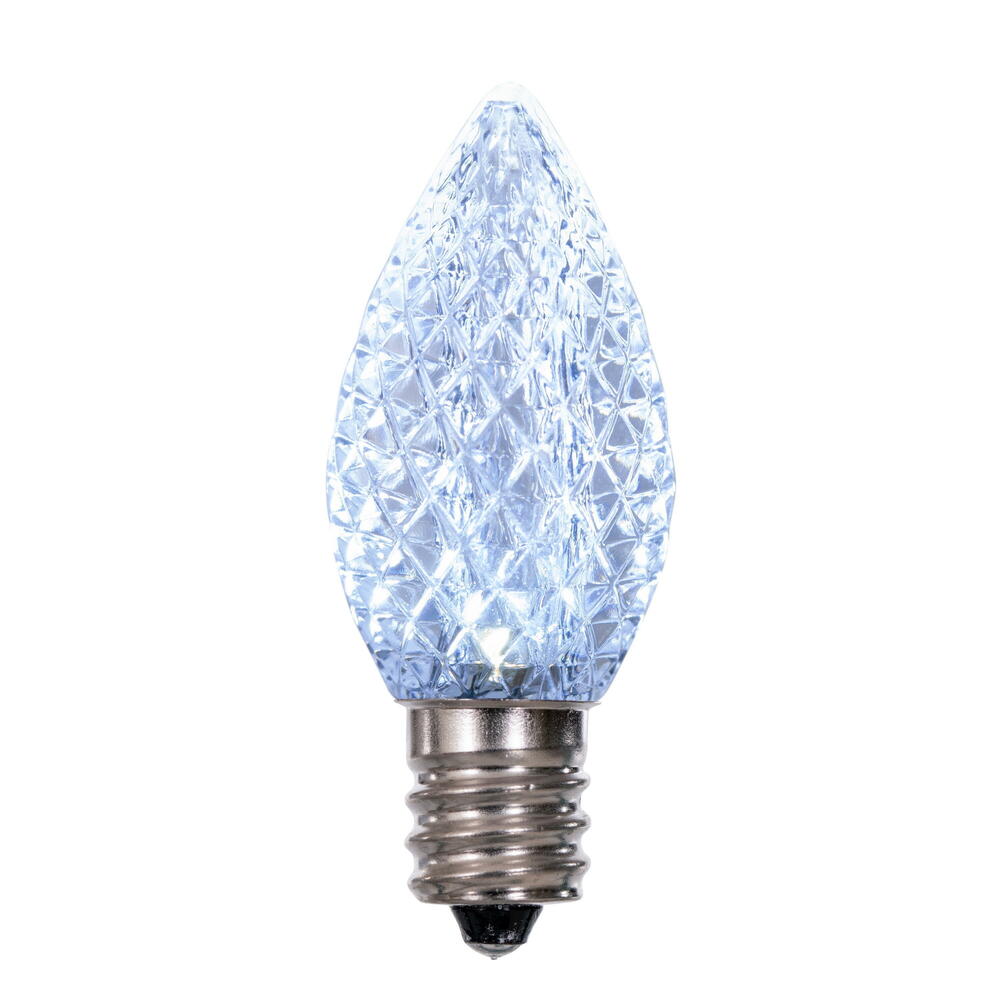 Vickerman C7 LED Cool White Faceted Twinkle Bulb bag of 25 - Cheap-Us