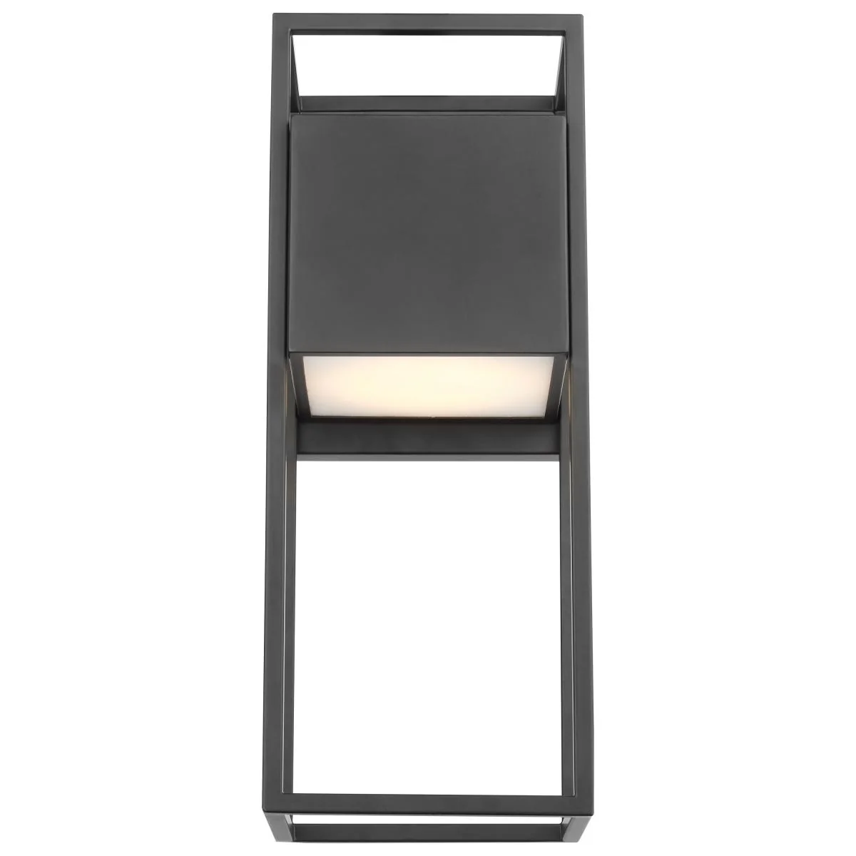 62-1655 SUPREME 18W LED LG WALL LANT Supreme; 18W LED; Large Wall Lantern; Matte Black Finish - Cheap-Us