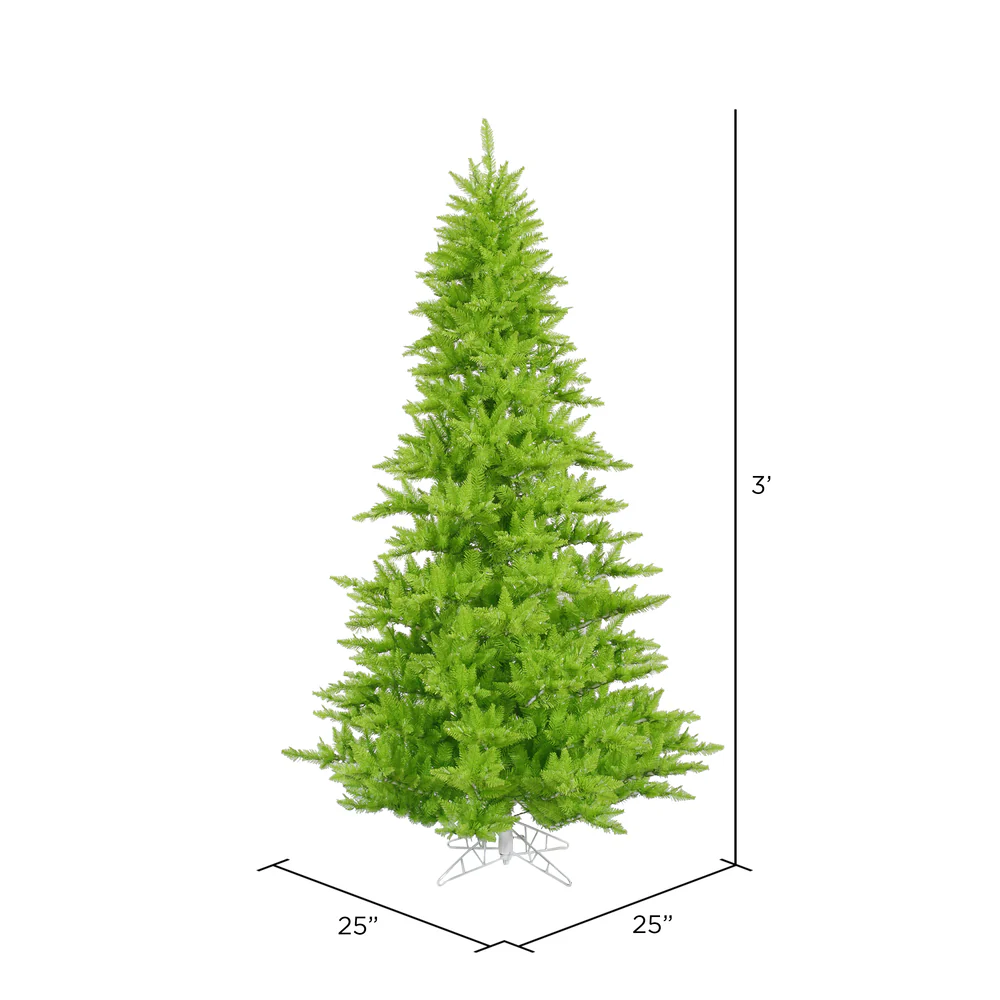 Vickerman 3' Lime Fir Artificial Christmas Tree Unlit - Cheap-Us