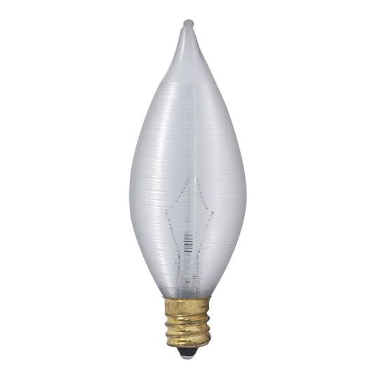 BULBRITE INCANDESCENT C11 CANDELABRA SCREW (E12) 40W DIMMABLE LIGHT BULB SATIN 10PK (430040) - Cheap-Us