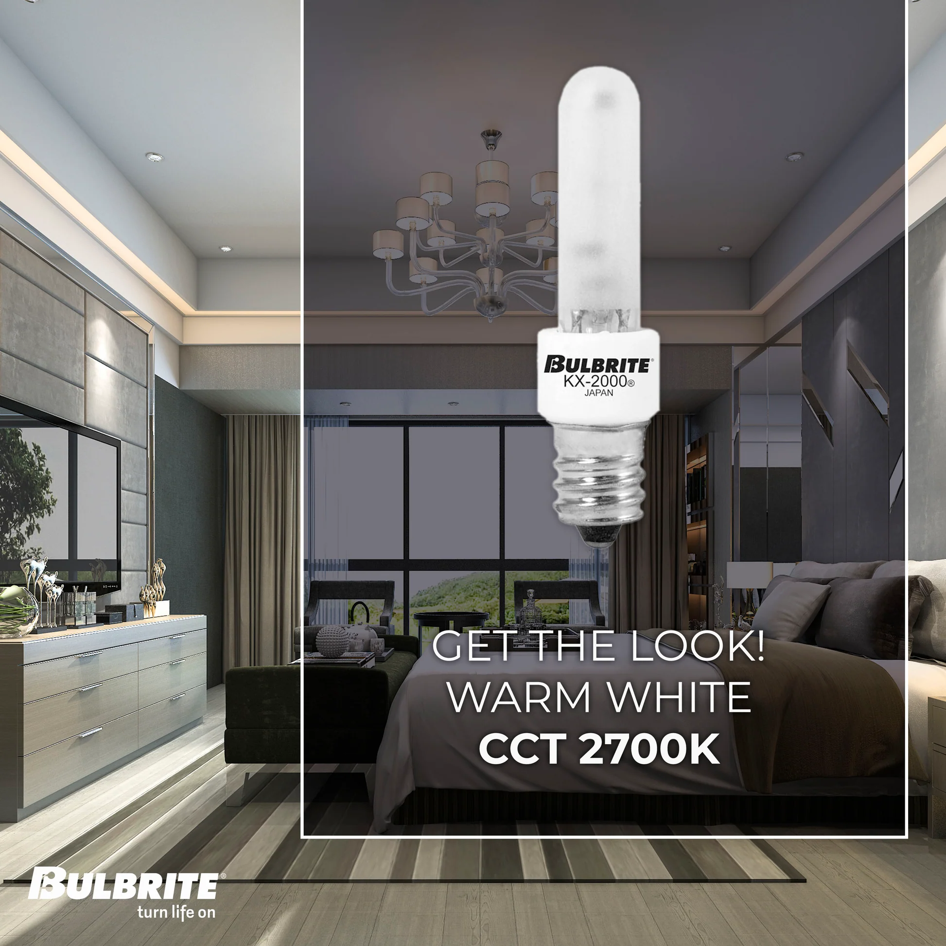 BULBRITE 40W T3 KX2000 FROST E12 120V-4PK - Cheap-Us