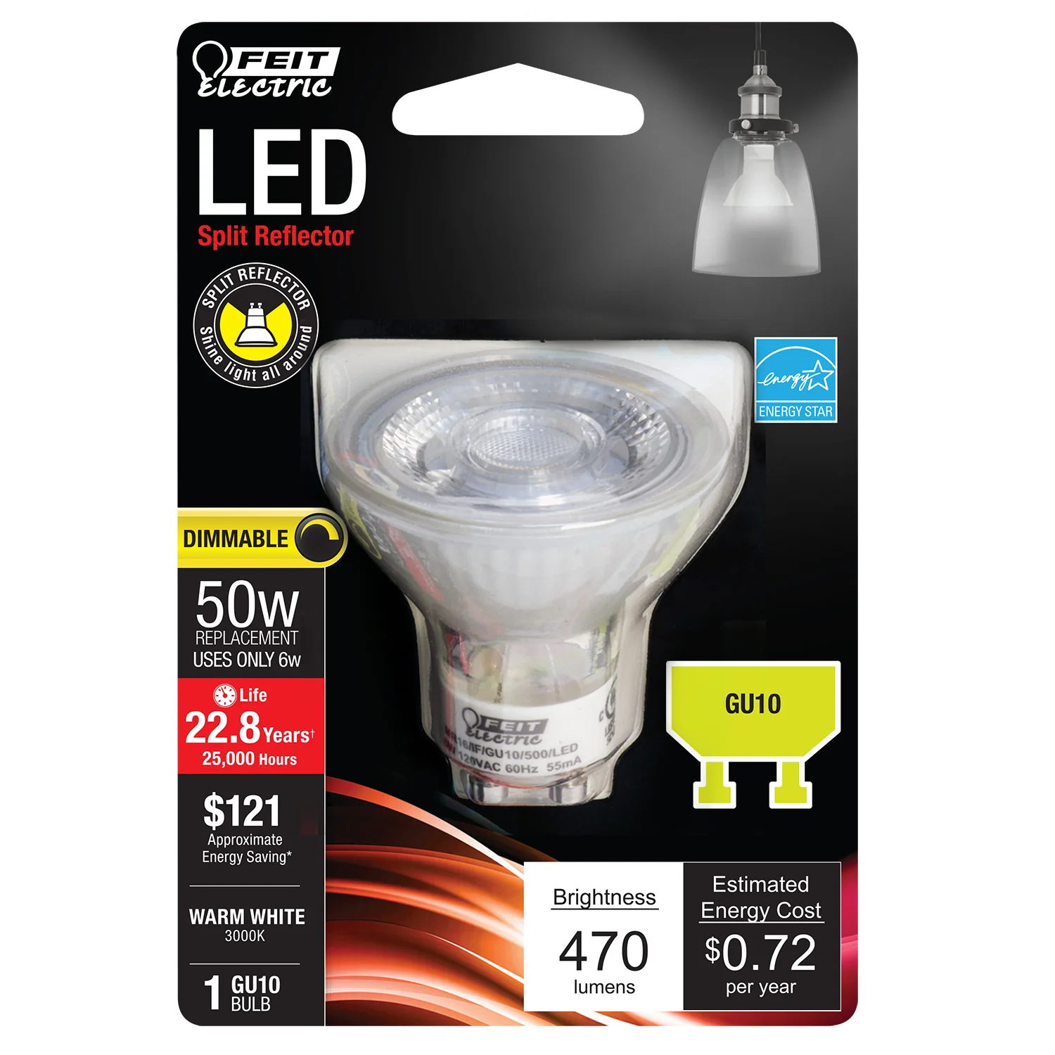 470 Lumens 3000K MR16 Dimmable LED - Cheap-Us