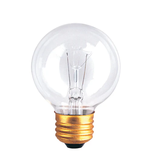 Bulbrite 25G19CL 25 Watt Incandescent G19 Globe, Medium Base, Clear - Cheap-Us