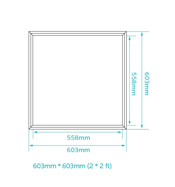 Luxrite Lay In LED45W2X2PANEL/35K/DIM 3500K Neutral White - Cheap-Us