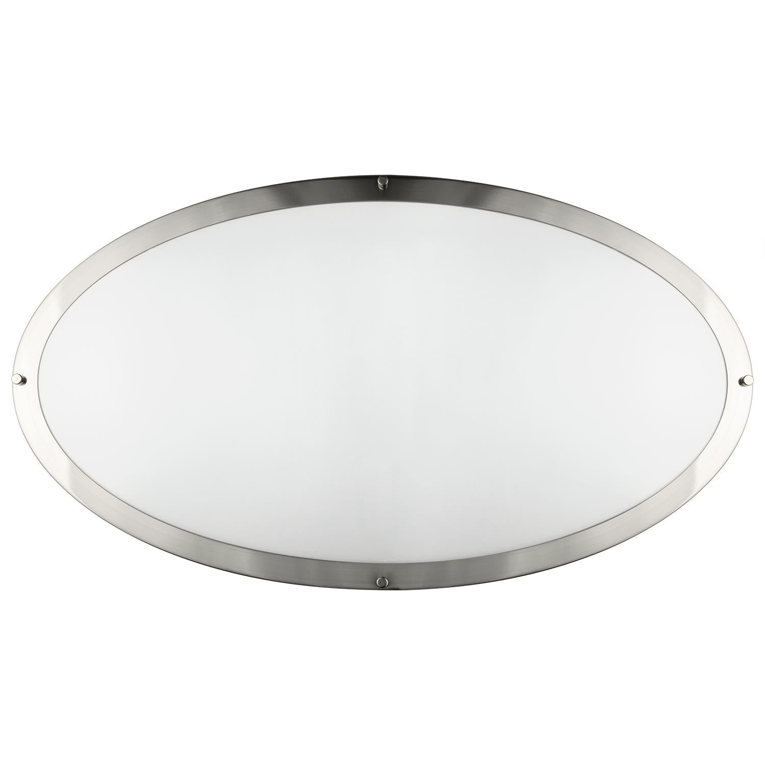 Sunlite 49097-SU LED 32-Inch Oval Flush Mount Ceiling Light Fixture, 40K - Cool White, Dimmable, Energy Star, 2650 Lumens, 35 Watts, Brushed Nickel - Cheap-Us