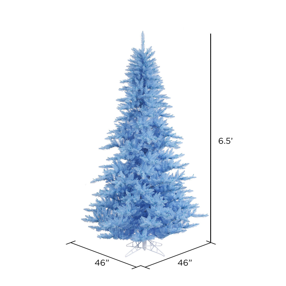 Vickerman 6.5' Sky Blue Fir Artificial Christmas Tree Unlit - Cheap-Us