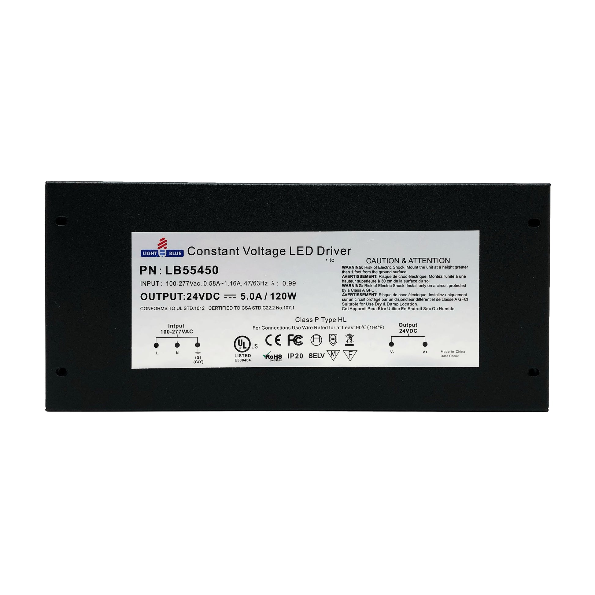 Light Blue USA LED Enclosed Electronic Driver - Cheap-Us