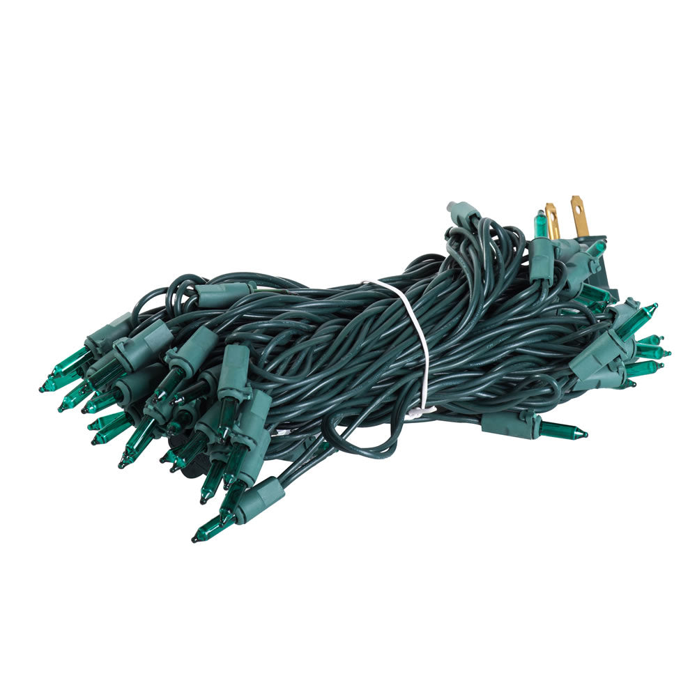 Vickerman 50 Teal Mini Light on Green Wire 23' Christmas Light Strand - Cheap-Us