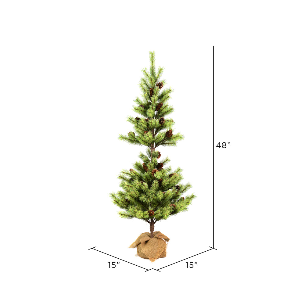 Vickerman 4' Austrian Pine Artificial Christmas Tree Unlit - Cheap-Us