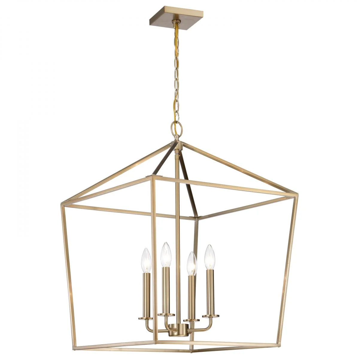 60-7932 EMMA 4LT LG PENDANT Emma 4 Light Large Pendant; Burnished Brass Finish - Cheap-Us
