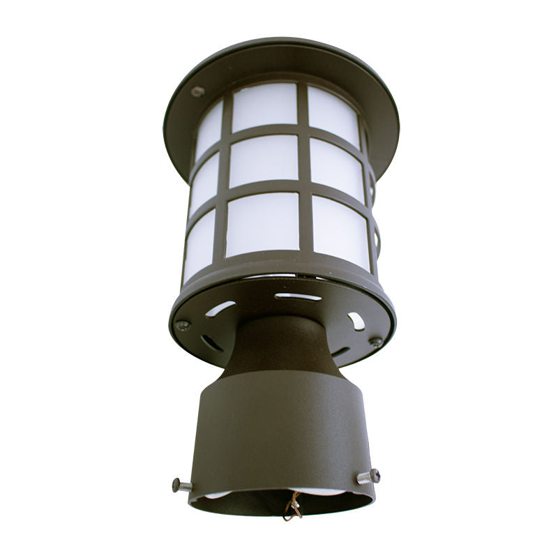 Westgate 8In Round Pier-Mount Light 12W 3Cct, Orb, Outdoor Lighting, 12W, 1500 Lumens, 30K/40K/50K - Cheap-Us