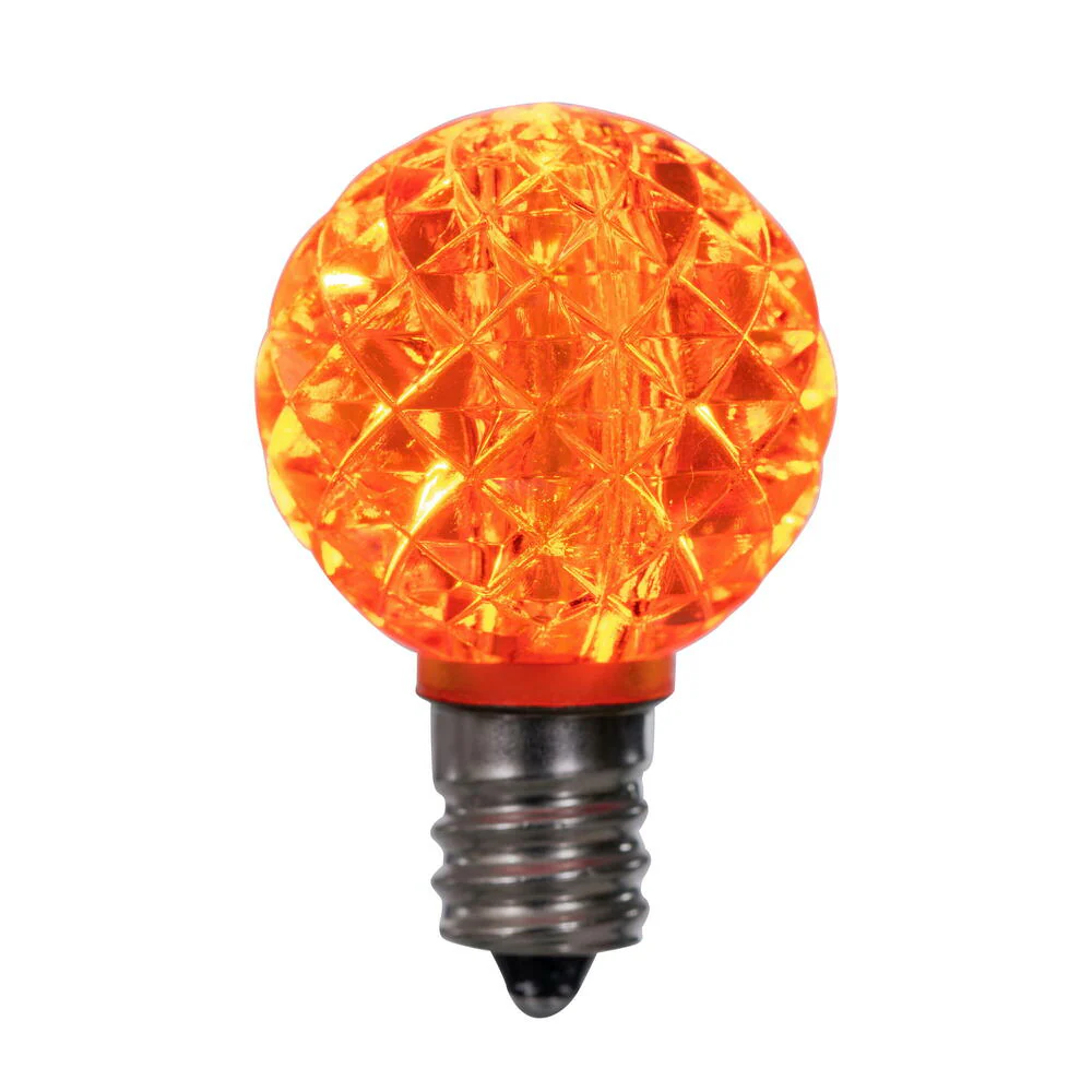 Vickerman G30 LED Orange Replacement Bulb package of 25 - Cheap-Us
