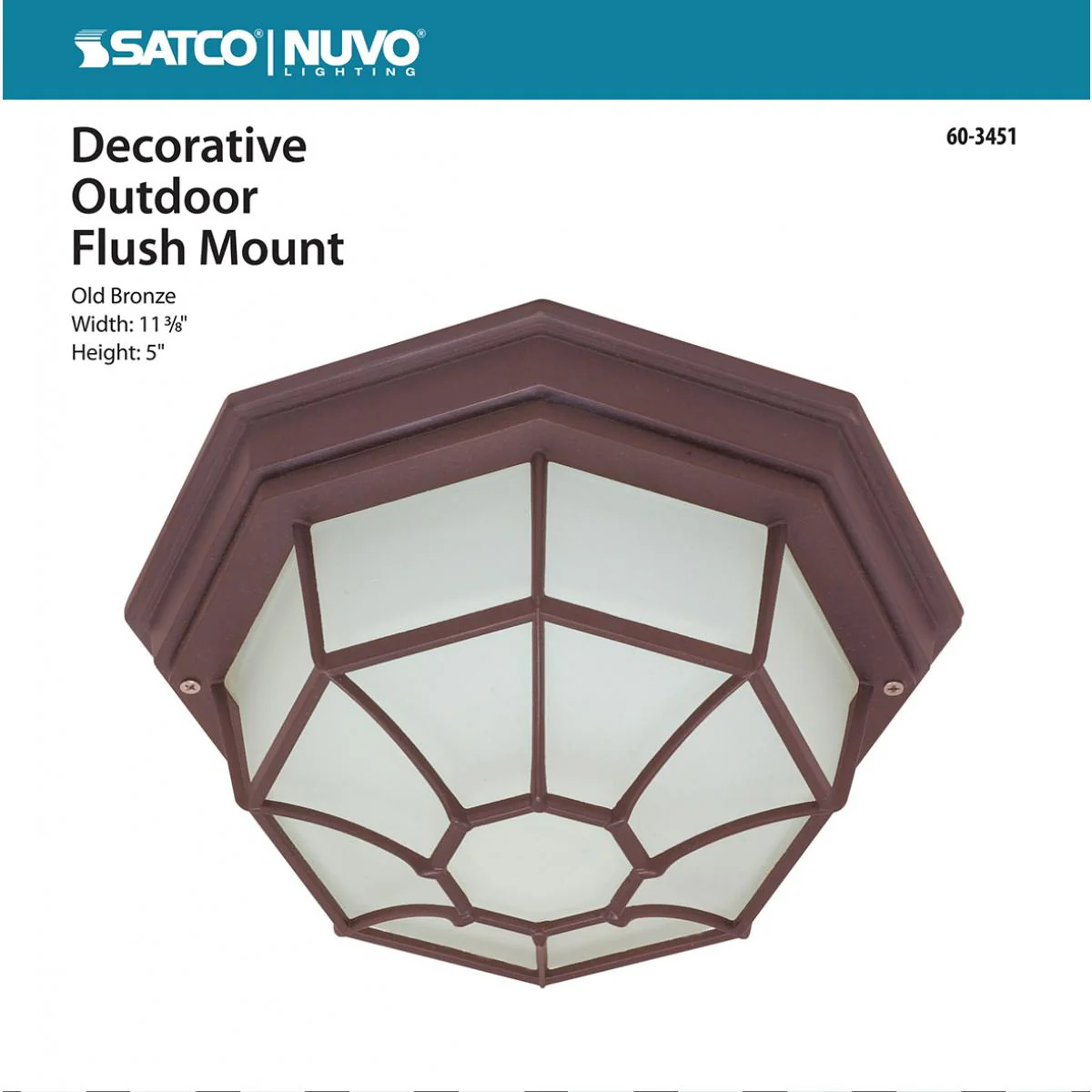 60-3451 1 LT 12 SPIDER CAGE CEILING 1 Light - 12