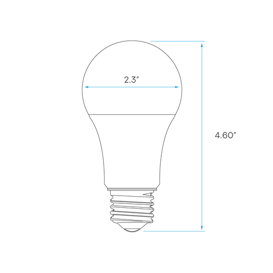 Luxrite LED A19 Light Bulb, E26 - Medium Base, 15W, 3500K - Natural, 1600 Lumens, 80 CRI, Frost Finish, Dimmable (LR21444) - Cheap-Us