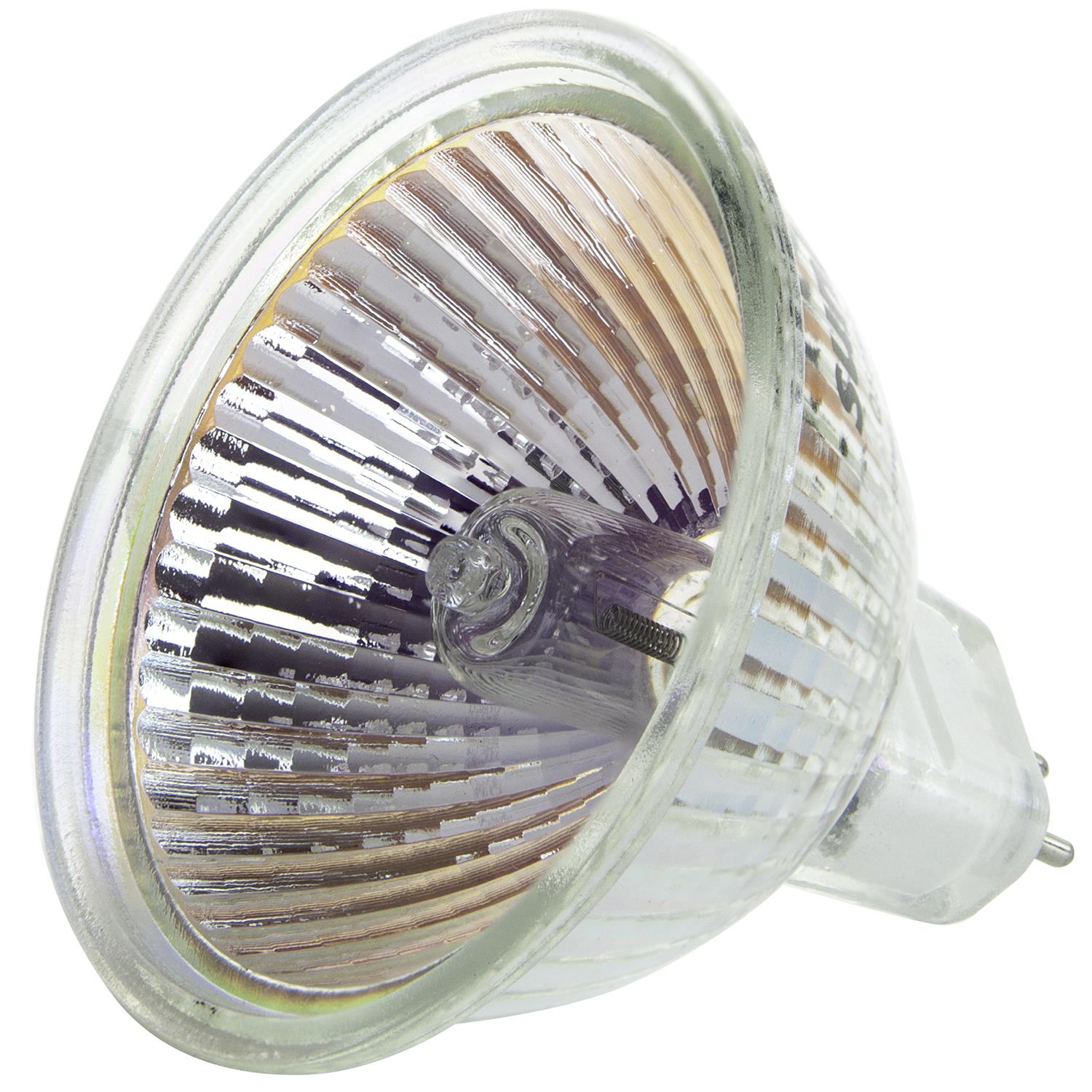 Sunlite 20 Watt, 38° Flood, MR16 Mini Reflector, GU5.3 Bi-Pin Base - Cheap-Us