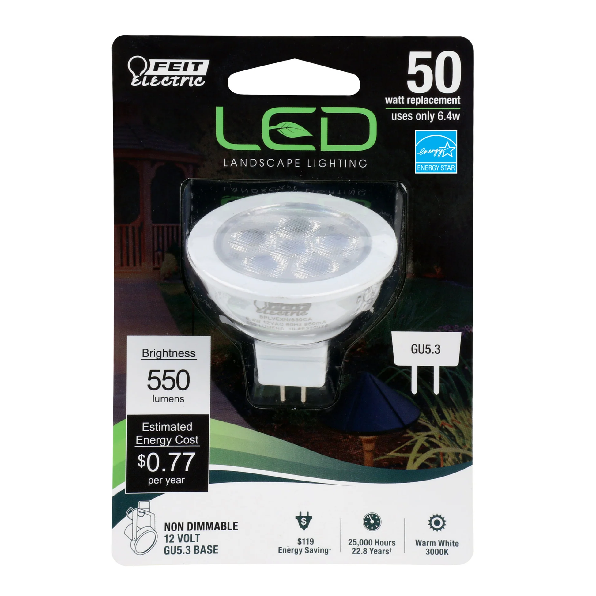 50-Watt Equivalent MR16 Warm White Landscape LED - Cheap-Us