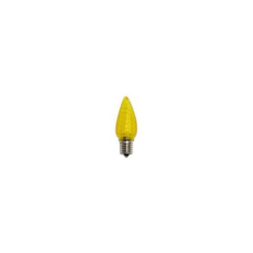 Bulbrite LED/C9Y-25PK 0.35 Watt LED C9 Christmas Light Replacement Bulbs, Candelabra Base, Yellow, 25-Pack - Cheap-Us