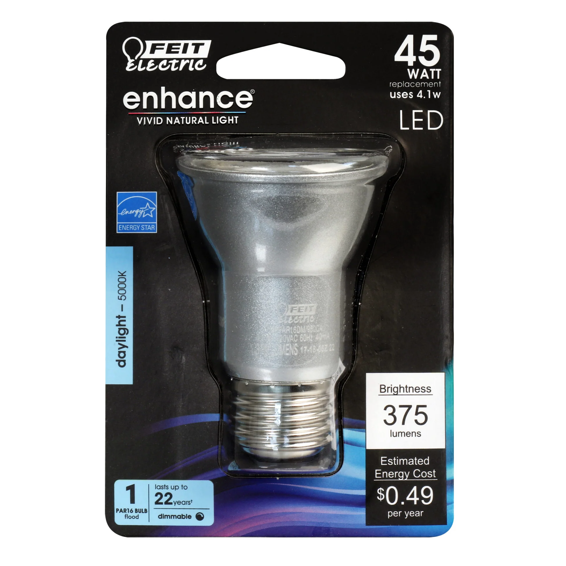 375 Lumen 5000K Dimmable LED PAR16 - Cheap-Us